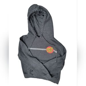 Santa Cruz  Women's Gray Hoodie - Size Medium